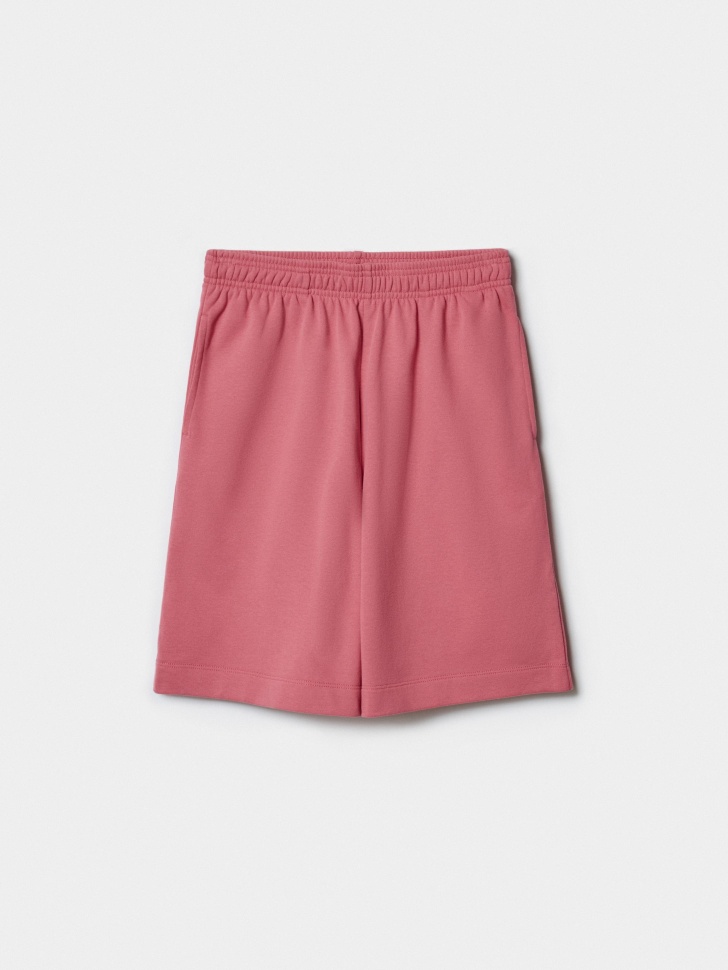 Удлиненные шорты Sela из футера, розовый, арт. 52012