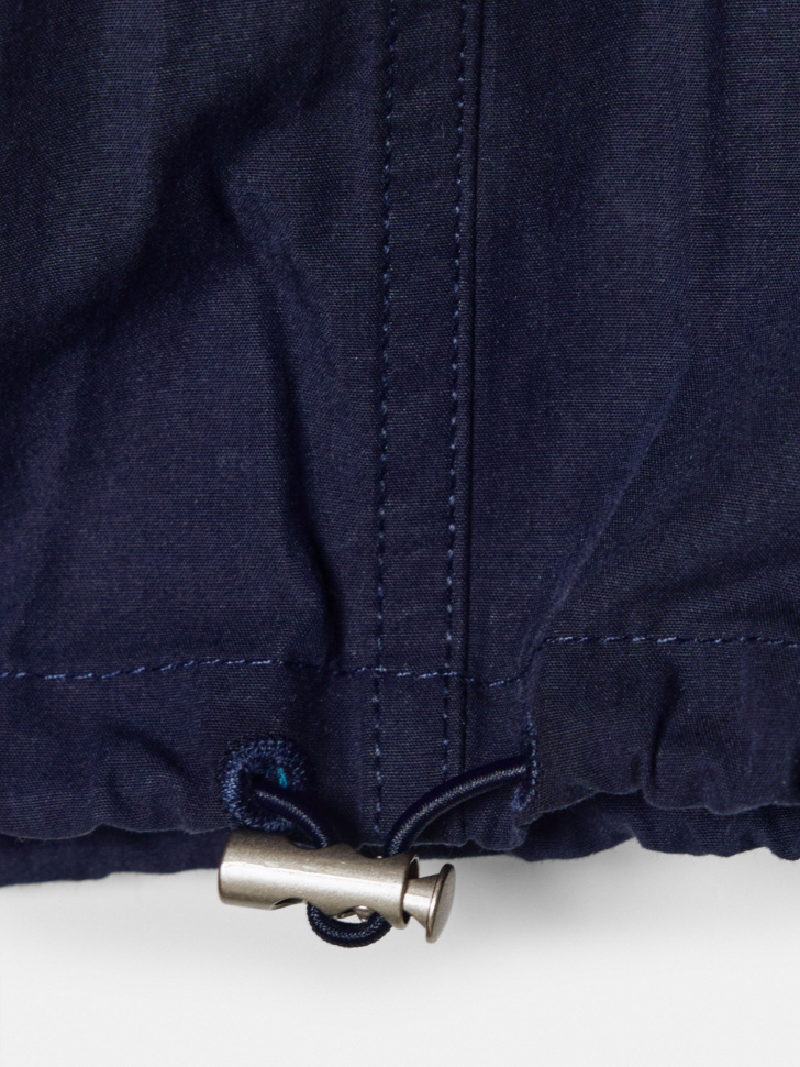 легкая укороченная куртка из хлопка универсального стиля с лицевой стороны