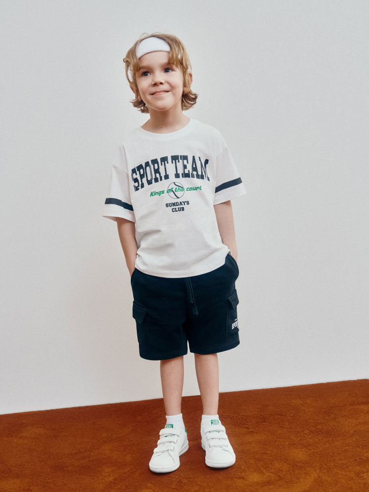 

Трикотажные шорты карго для мальчиков