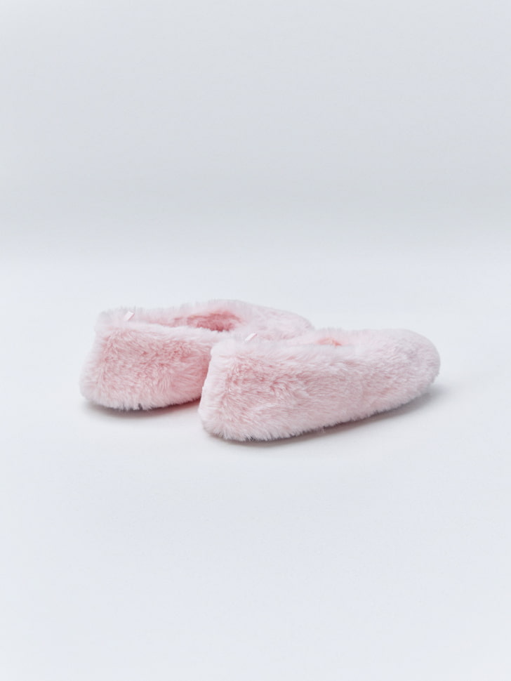 домашние меховые тапочки для девочек 4610517229540 купить с доставкой