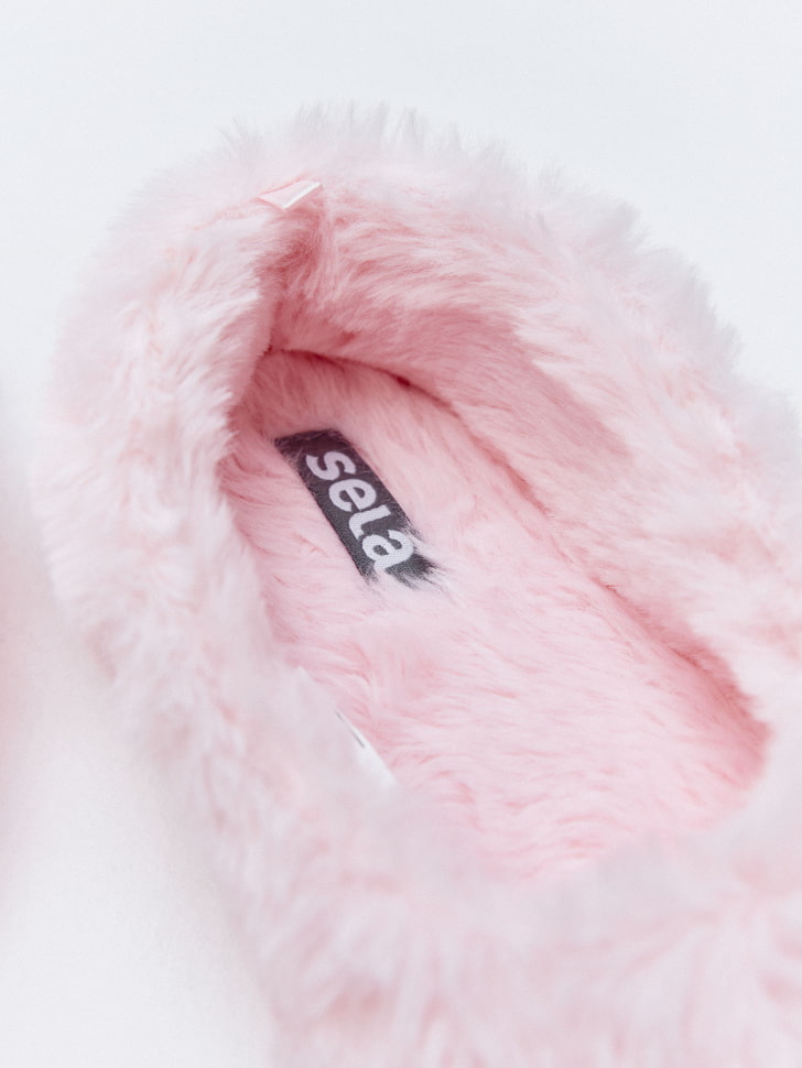 домашние меховые тапочки для девочек 4610517229540 по низкой цене