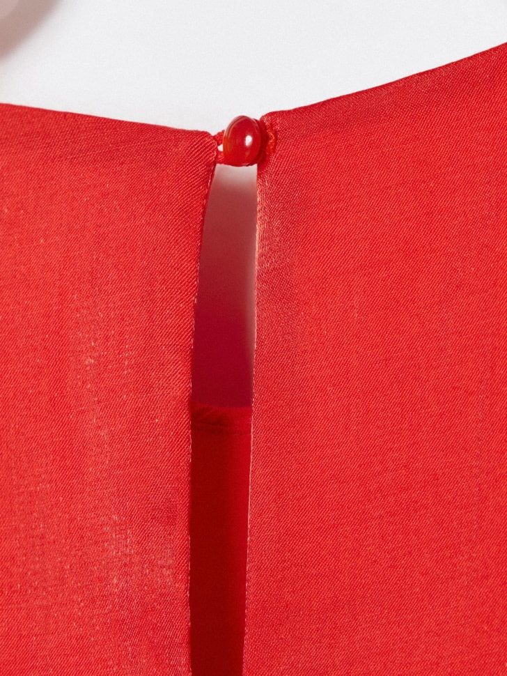 нарядное платье с юбкой-баллон для девочек универсального стиля с лицевой стороны