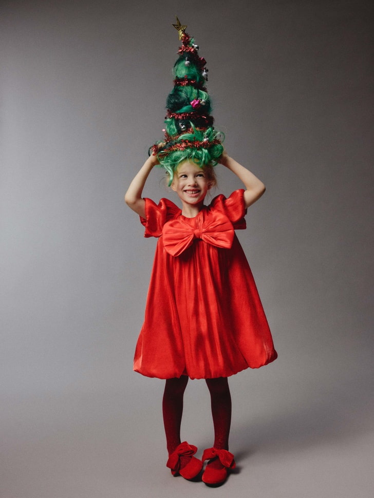 

Нарядное платье с юбкой-баллон для девочек, SL5811040712