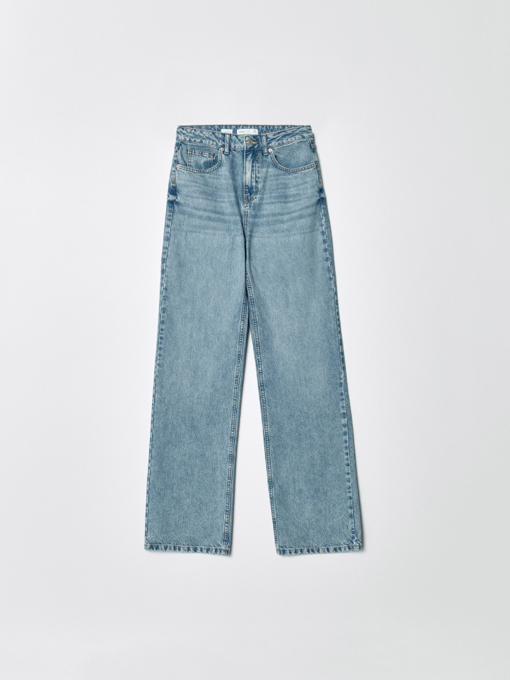 Джинсы Sela WIDE LEG TALL, голубой, арт. 34366