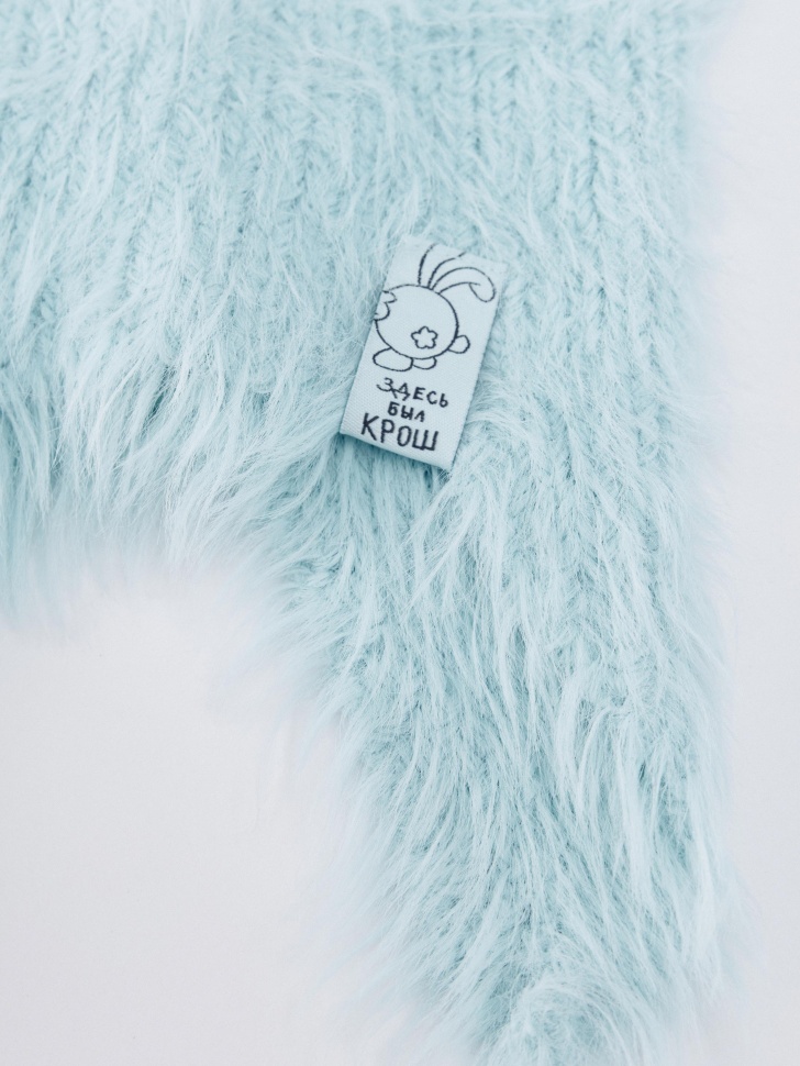 пушистая шапка-чепчик детская  x смешарики от бренда sela по акции