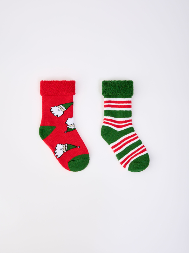 

Набор из 2 пар новогодних гольфов для малышей