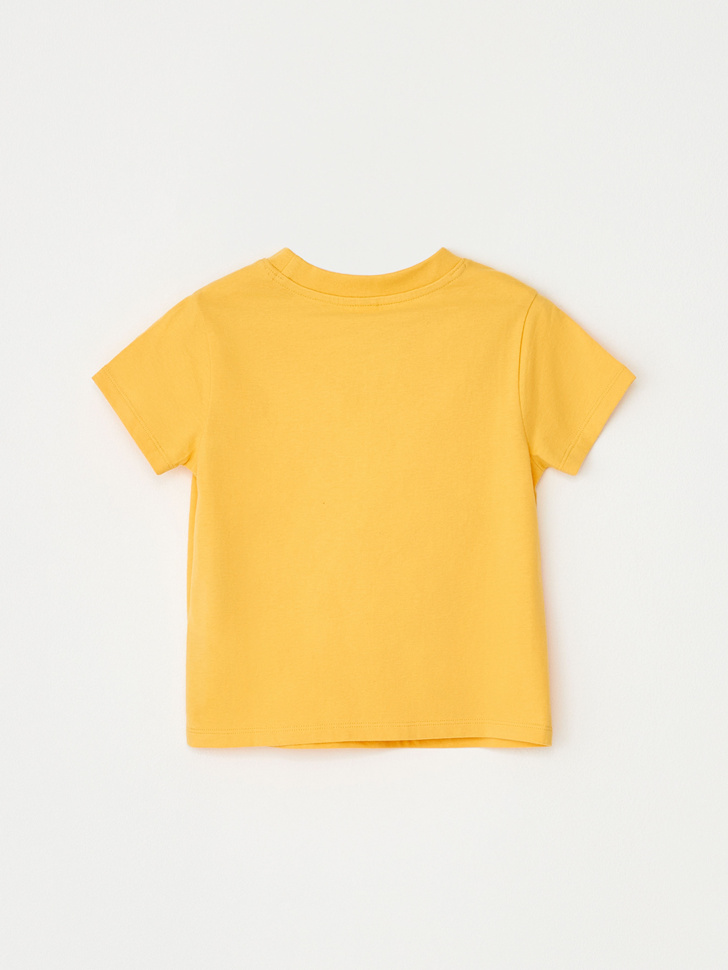 Базовая футболка для девочек (оранжевый, 98) sela 4680168482526 - фото 4