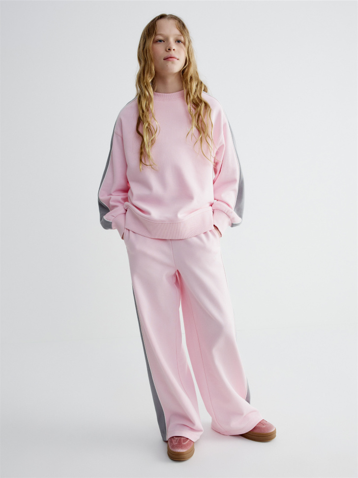 Брюки с лампасами Sela, розовый, арт. 40794