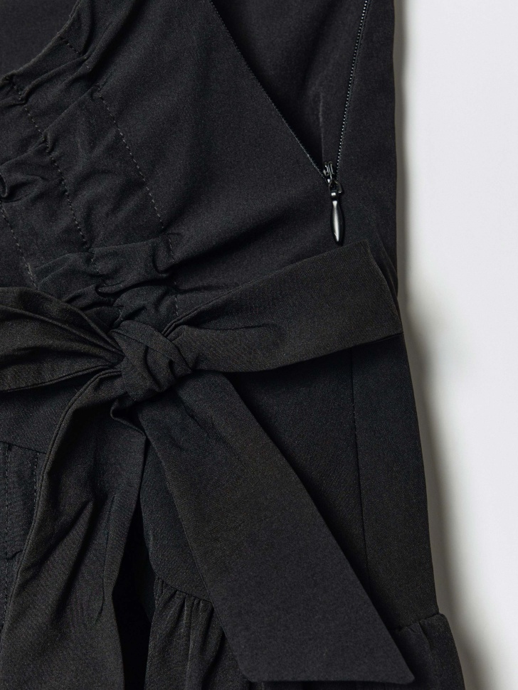 юбка миди со сборкой из линейки  young от 16 до 18 лет с изнаночной стороны