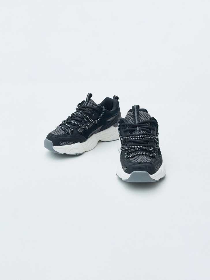 комбинированные кроссовки для мальчиков из россии вид сбоку