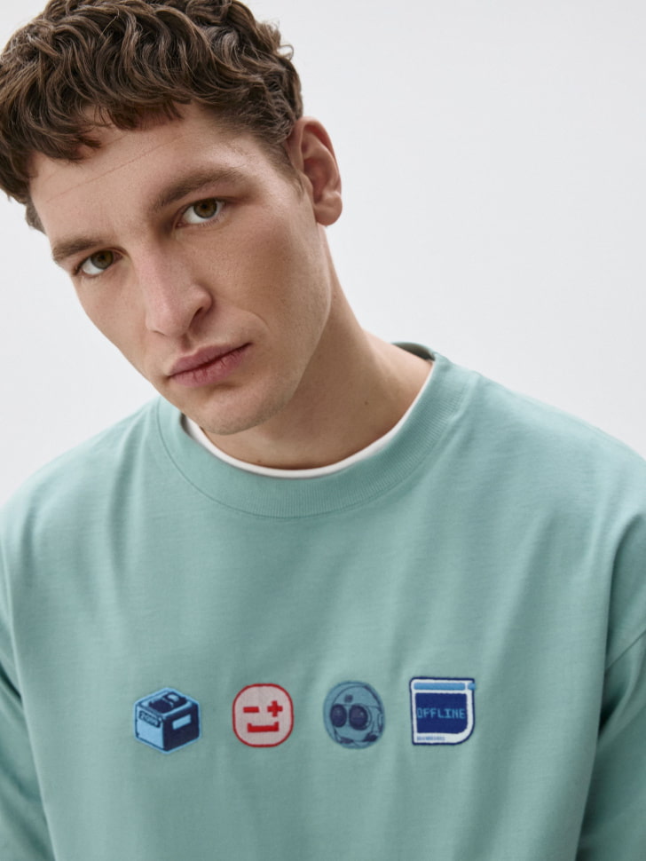Футболка OVERSIZE FIT с принтом. Фото №5