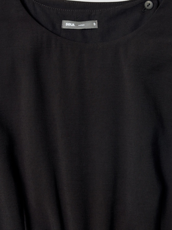 комбинезон из смесовой вискозы универсального стиля с лицевой стороны