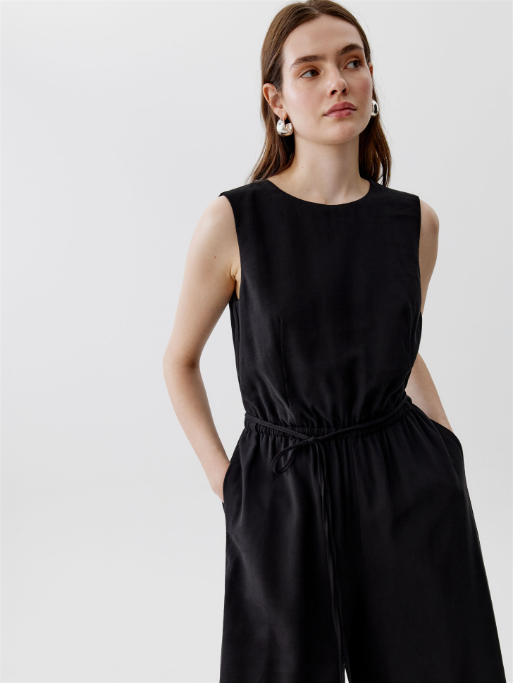 комбинезон из смесовой вискозы из россии вид сбоку