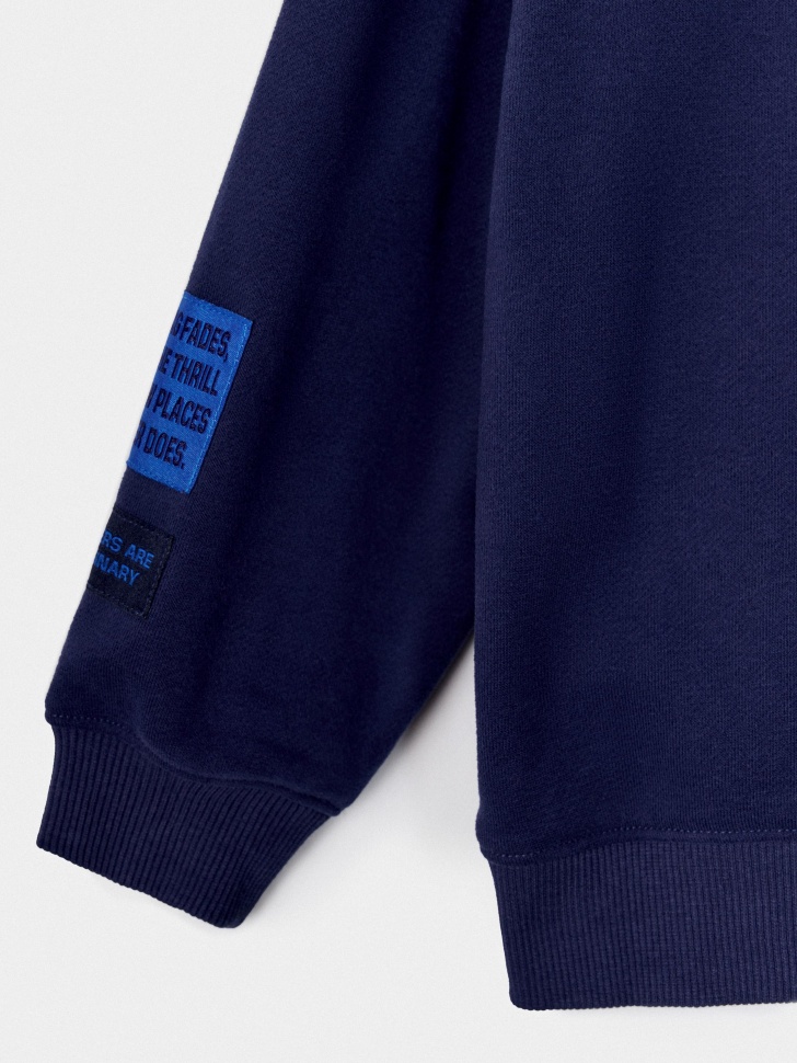 свитшот оверсайз с принтом для мальчиков по цене 1899 руб вид справа