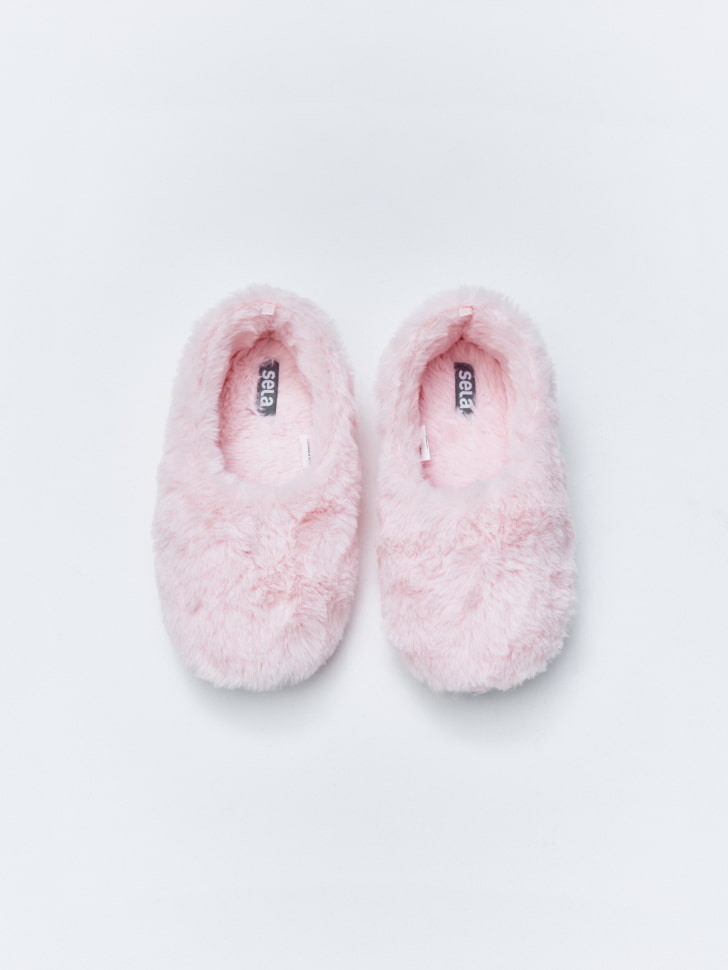 домашние меховые тапочки для девочек 4610517229762 в интернет магазине