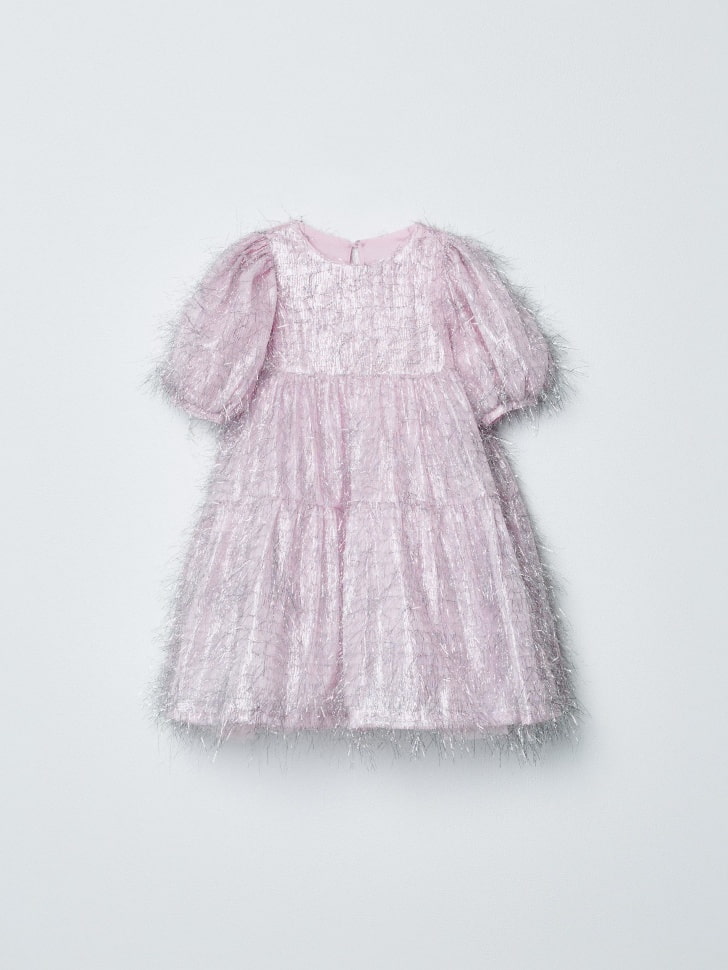 нарядное пышное платье с люрексом для девочек 4610517182531 с промокодом