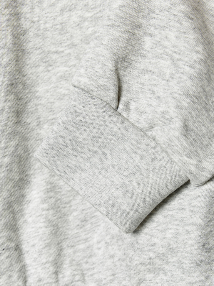 свитшот с высоким воротником на молнии универсального стиля с лицевой стороны