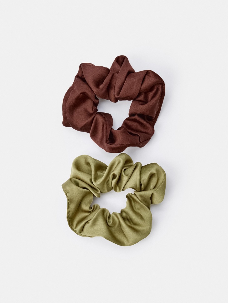 Набор сатиновых резинок для волос Sela, разноцветный, арт. 41714