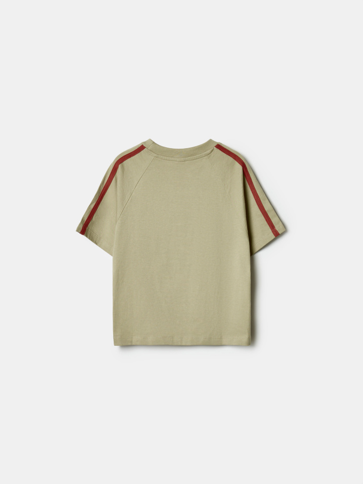 футболка оверсайз с принтом для мальчиков от бренда sela вид слева