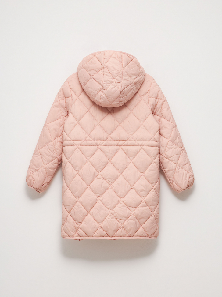пальто для девочек (розовый, 152/ 12-13 YEARS) sela 4680129604073 - фото 3
