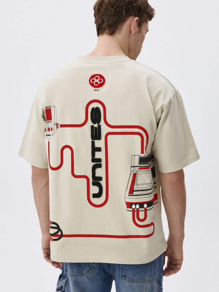 Футболка OVERSIZE FIT с принтом. Фото №2