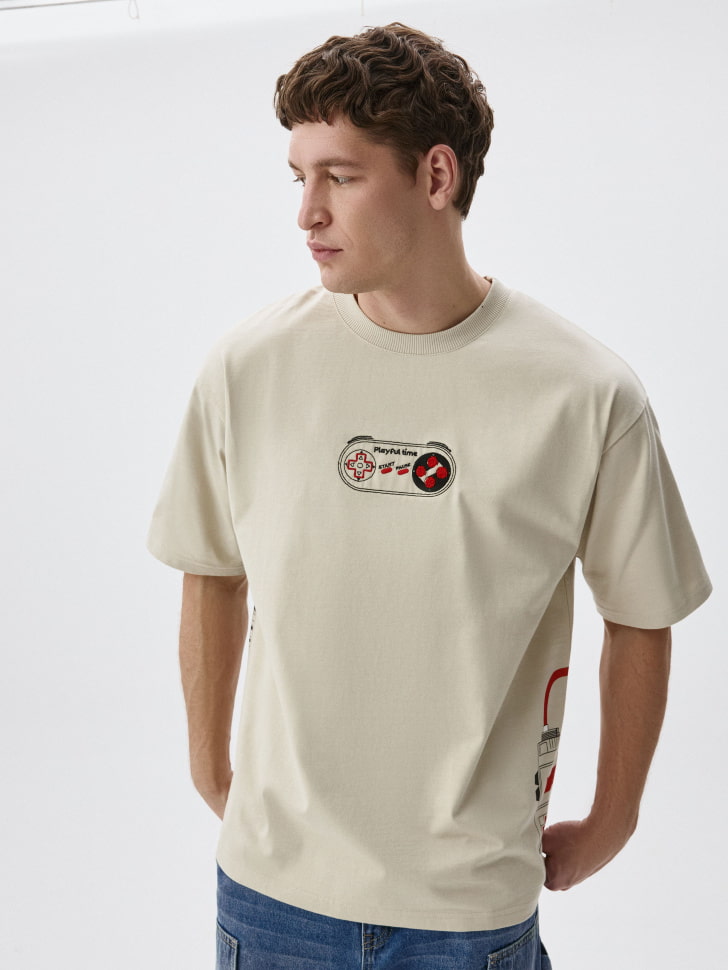 Футболка OVERSIZE FIT с принтом. Фото №3