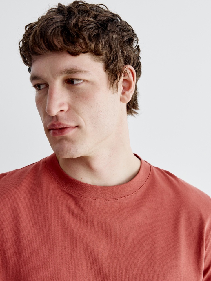 футболка питер прямого кроя из россии вид сбоку