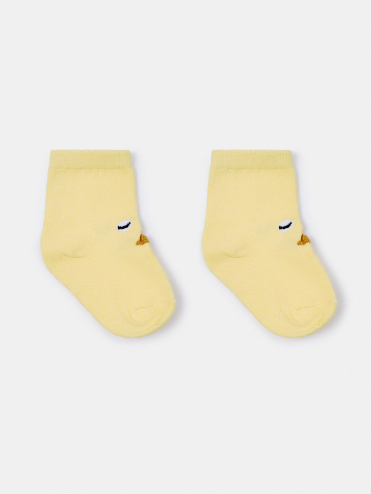 длинные носки с принтом для малышей от бренда sela вид слева