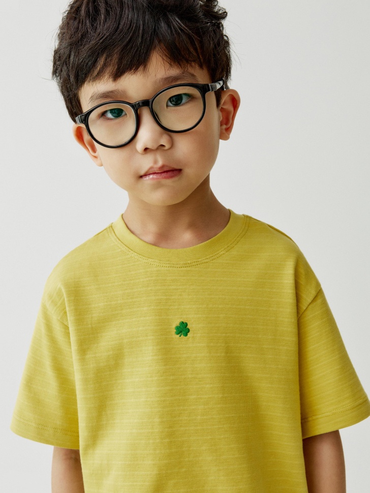 Футболка Sela в полоску, желтый, арт. 54882