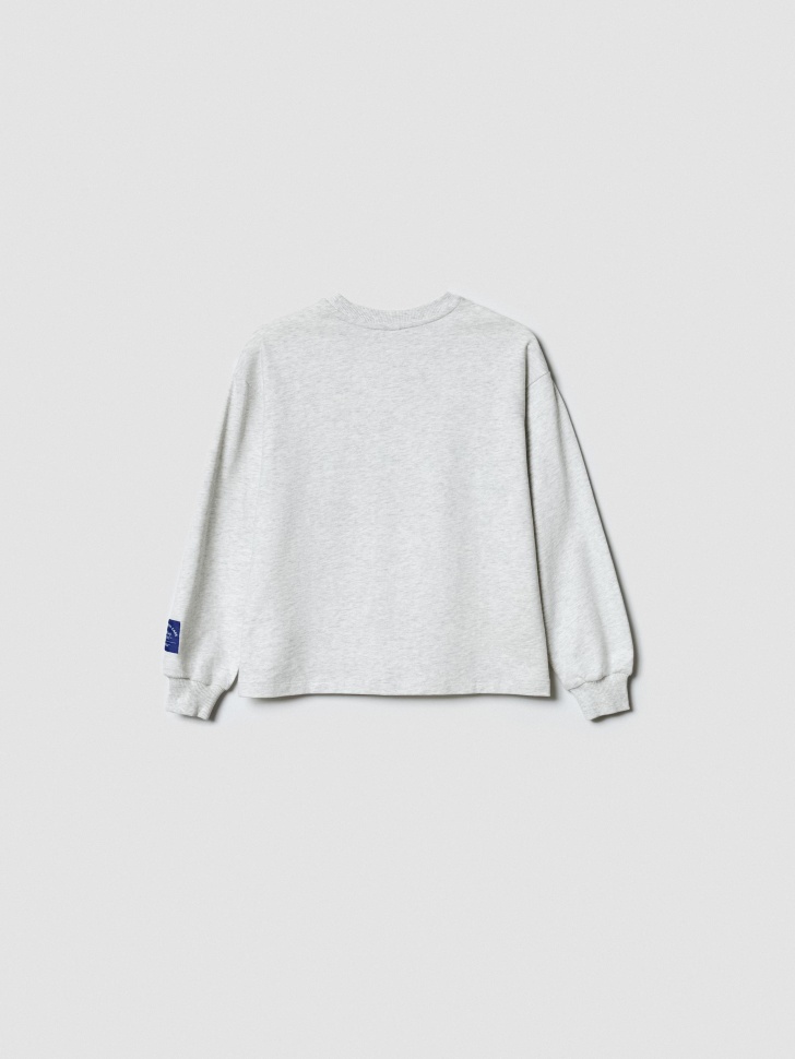 свитшот оверсайз с принтом для девочек из россии вид сбоку