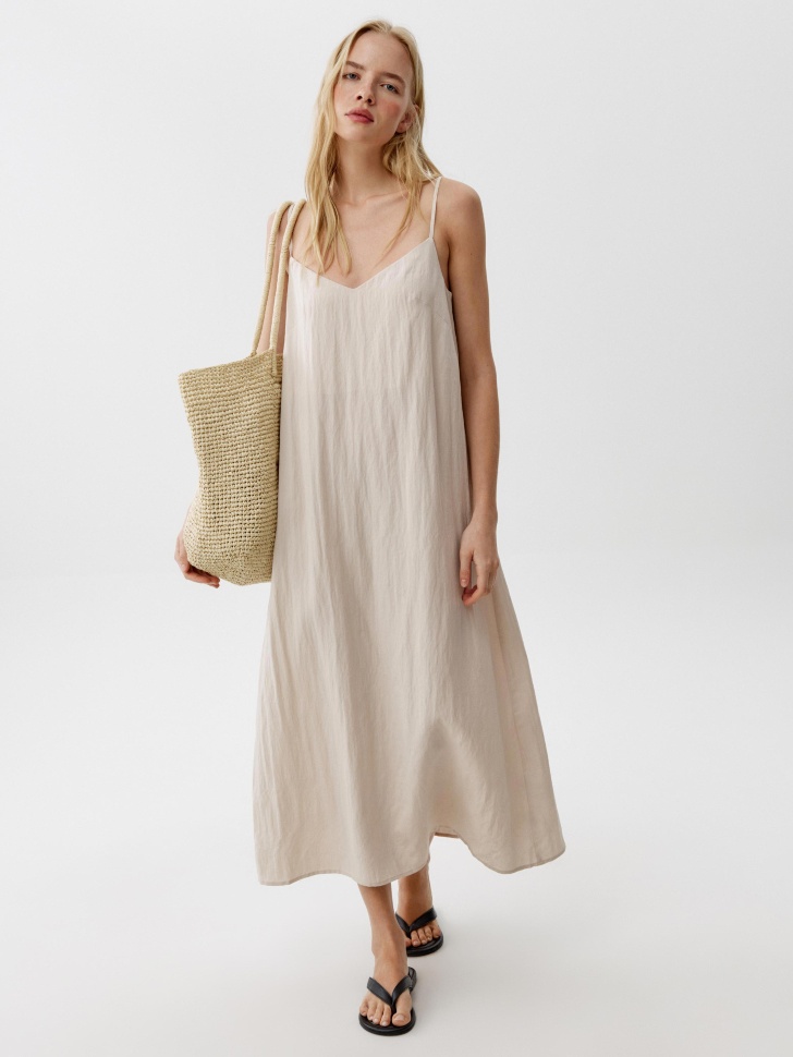 Платье миди Sela, бежевый, арт. 52512