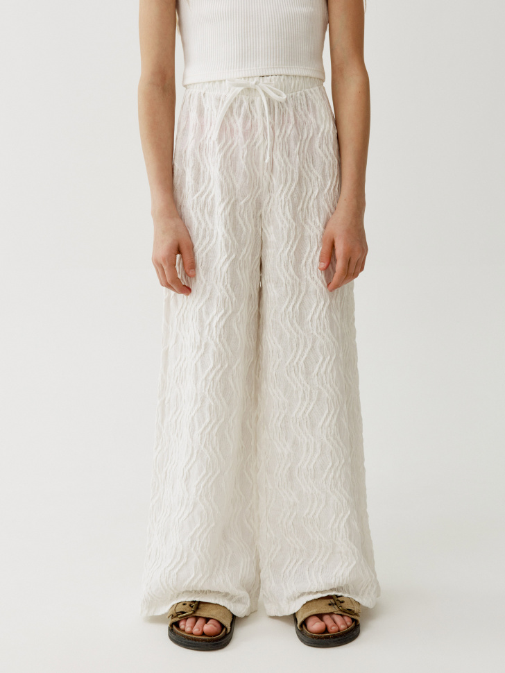 брюки для девочек от бренда sela вид слева