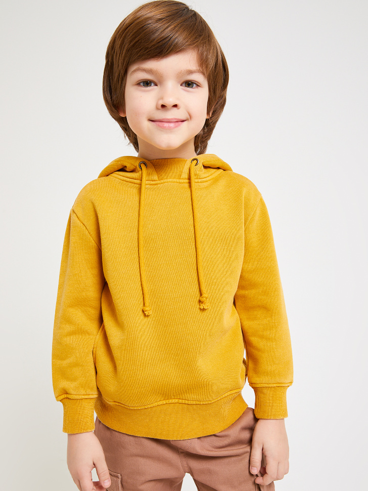 базовое худи для мальчиков (желтый, 110/ 5-6 YEARS)