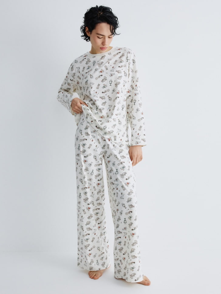 трикотажная пижама с принтом 4610517171771 фотография