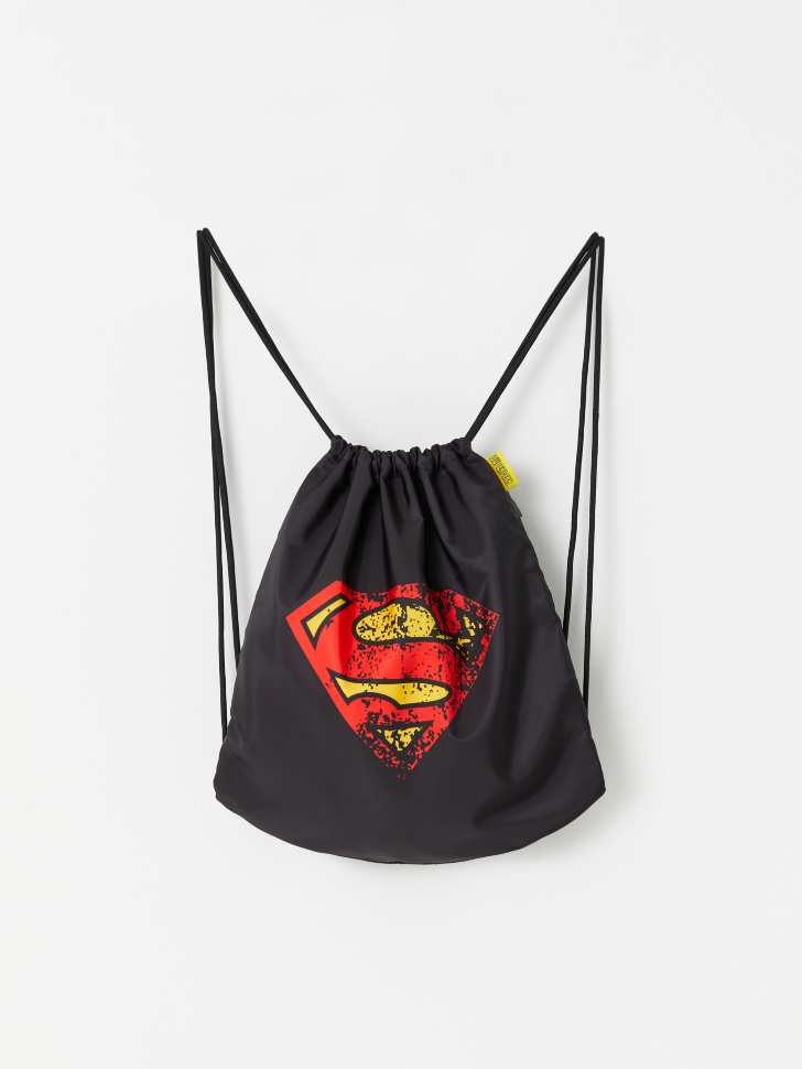 

Детская сумка-мешок детская с принтом Superman, Принт;39х36 см