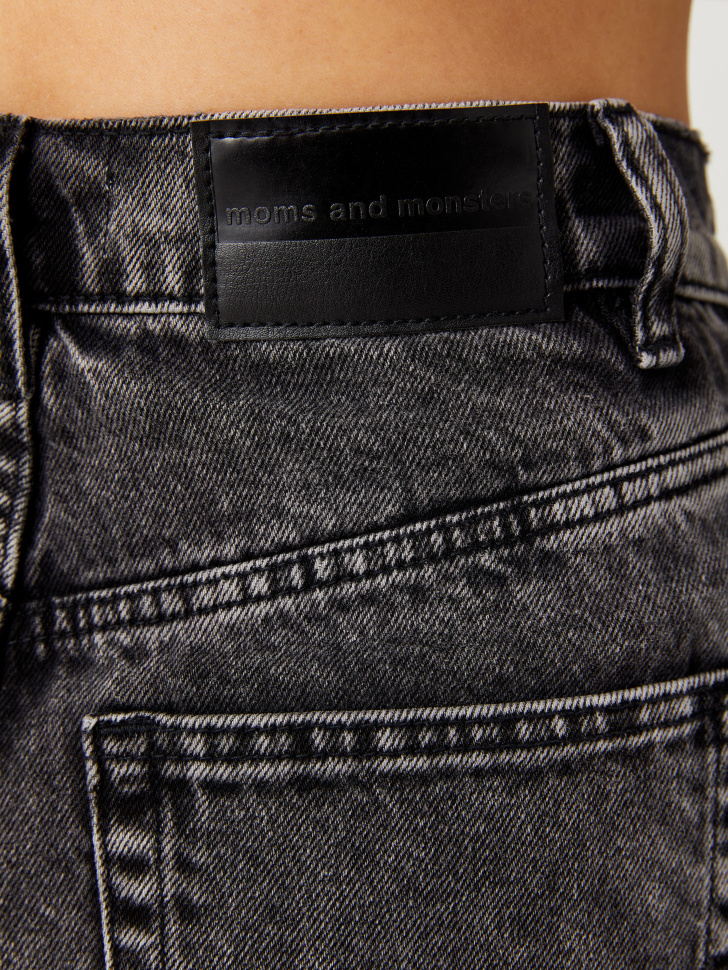 Широкие джинсы с защипами (серый, L) sela 4640078616770 - фото 5