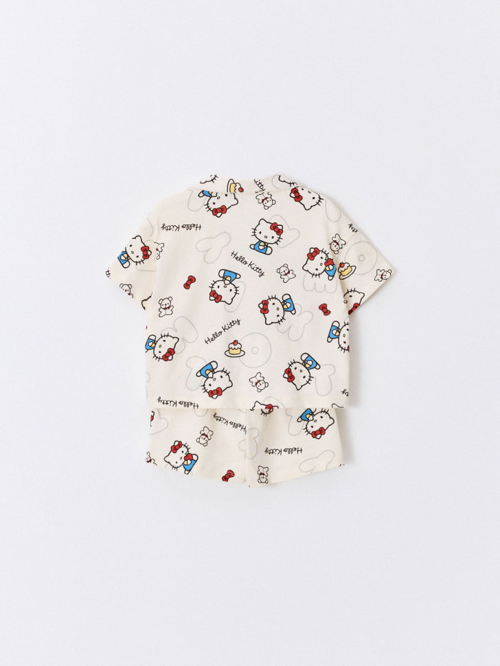 трикотажная пижама с принтом hello kitty для девочек 4610283616513 купить с доставкой