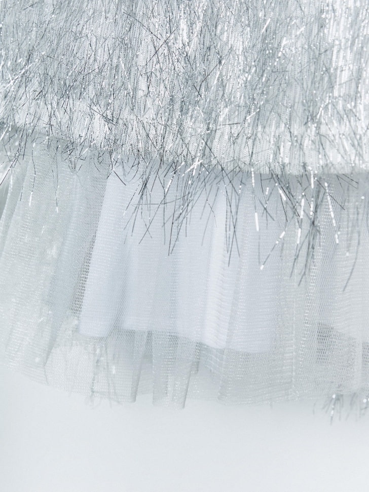 нарядное пышное платье с люрексом для девочек 4610517182470 с промокодом