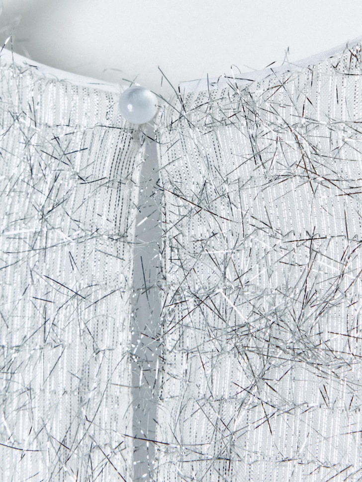 нарядное пышное платье с люрексом для девочек 4610517182470 купить с доставкой