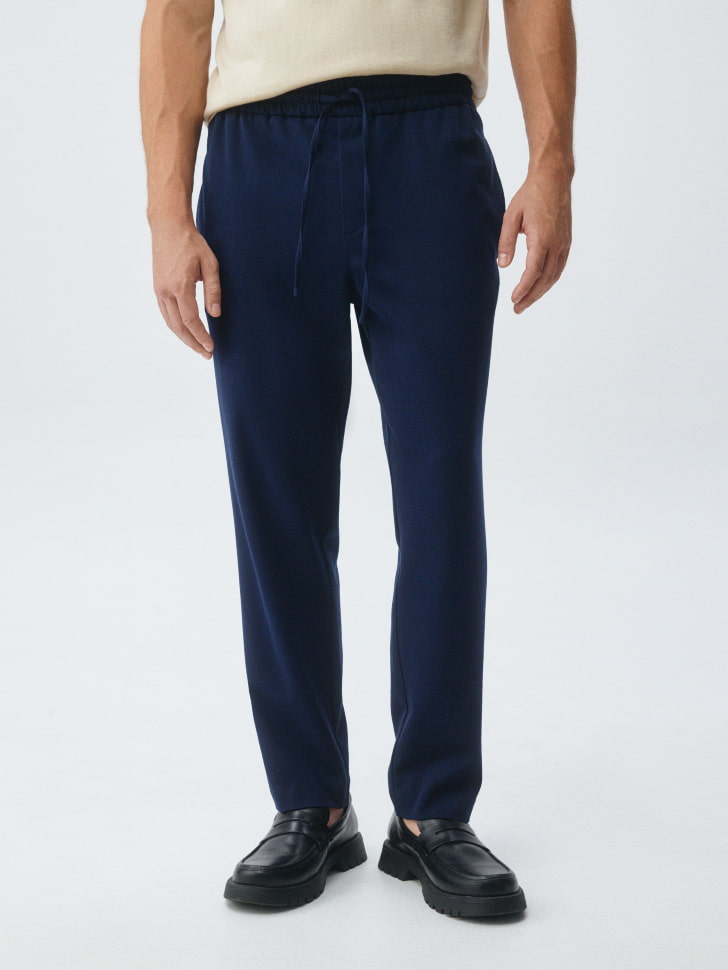

Брюки slim fit со средней посадкой