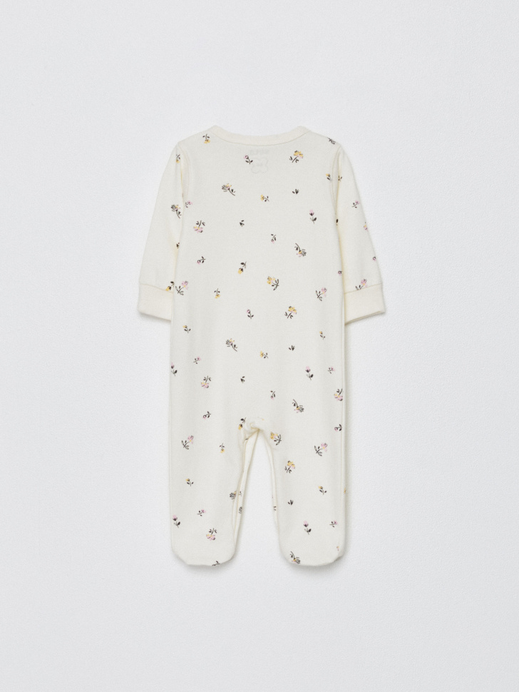 трикотажный комбинезон-слип с принтом для малышей 4680798123226 по акции