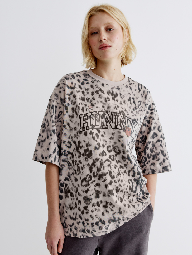 Футболка оверсайз SELA x Союзмультфильм, разноцветный, арт. 35633