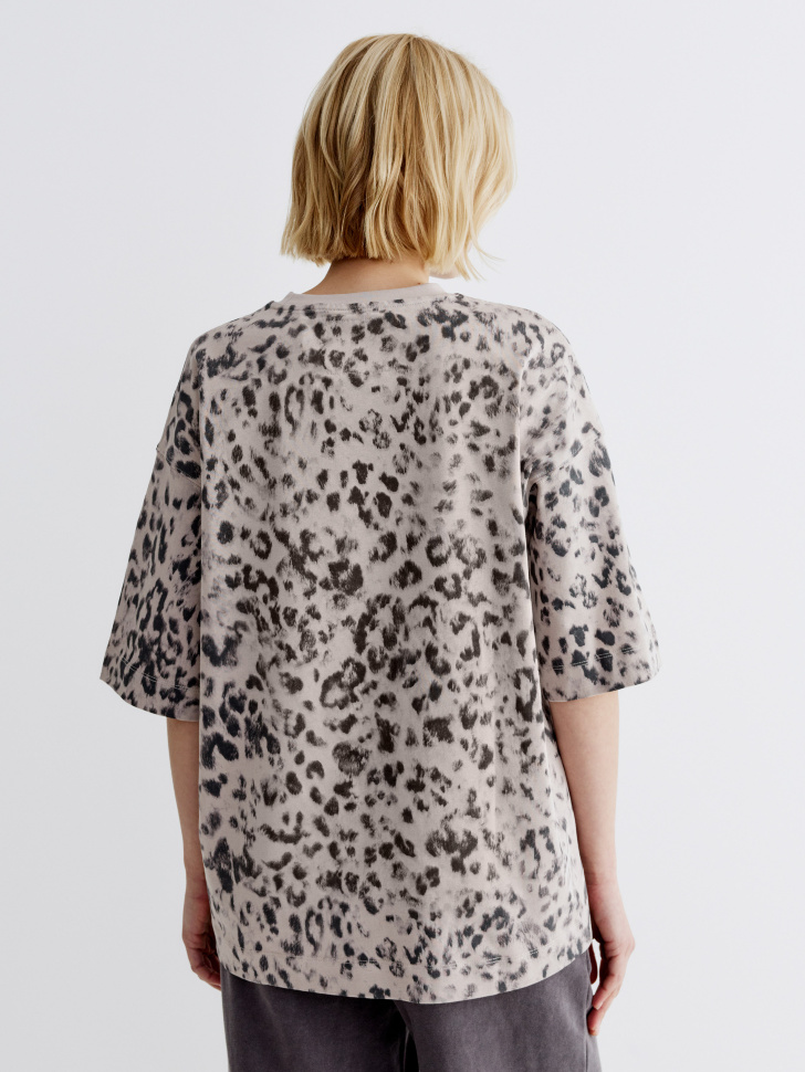 футболка оверсайз с принтом  x союзмультфильм по цене 2999 руб вид справа