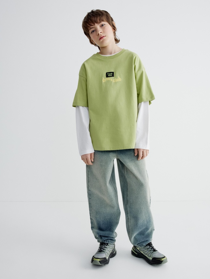 Свободные джинсы багги для мальчиков 2599₽