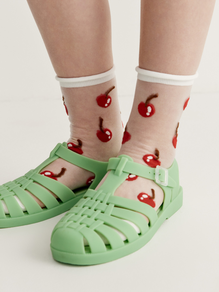 Носки SELA Art People с Авророй Ефимовой, прозрачный, арт. 45044