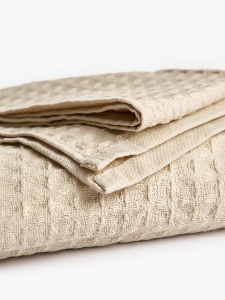 покрывало из хлопка 200х220 см от бренда sela вид слева