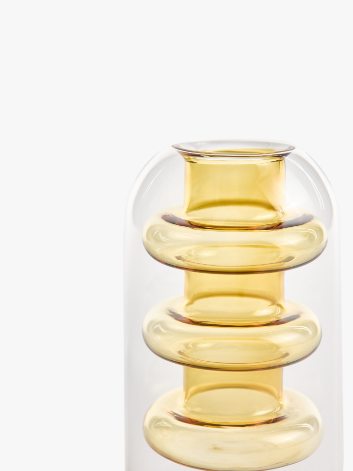 ваза из стекла от бренда sela вид слева