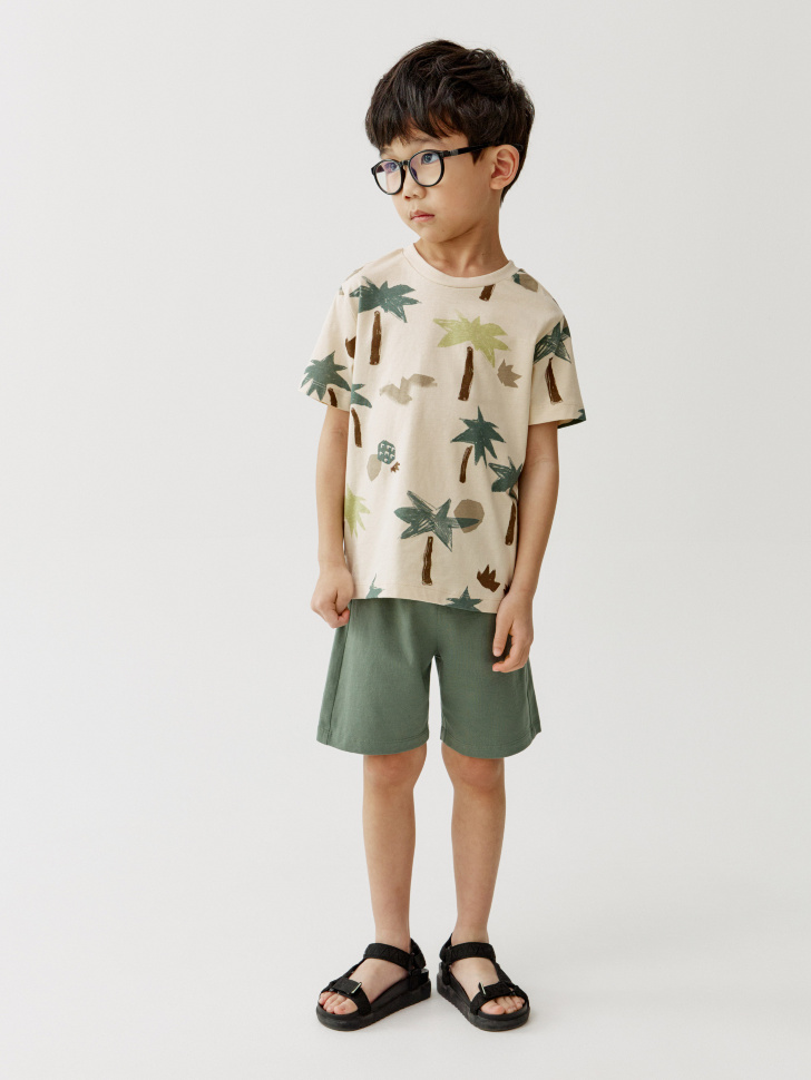 набор базовых шорт для мальчиков, 2 шт. от бренда sela вид слева