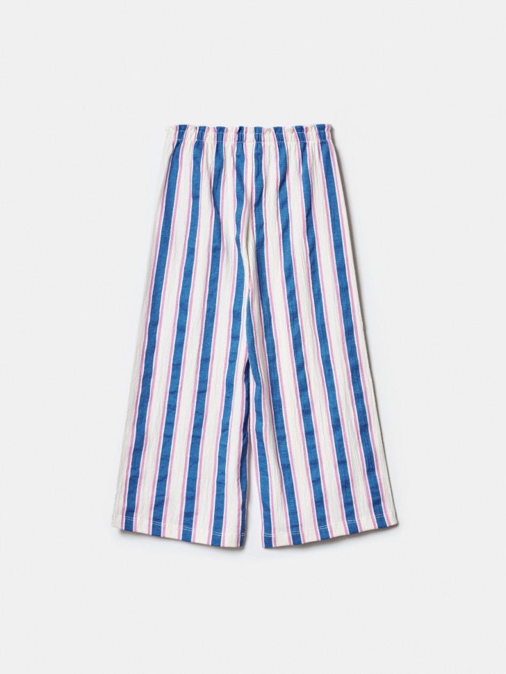 широкие брюки в полоску для девочек по цене 1499 руб вид справа