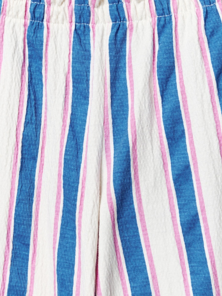 широкие брюки в полоску для девочек из россии вид сбоку